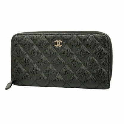 Chanel Matelasse Caviar Leather Long Wallet