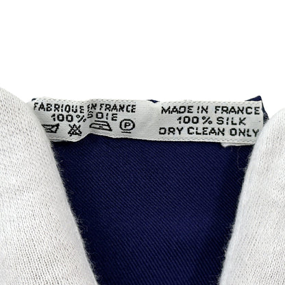 Herms Hermes Scarf/Muffler Carr 90 "Au Fil De La Soie" (As The Silk Thread Moves)