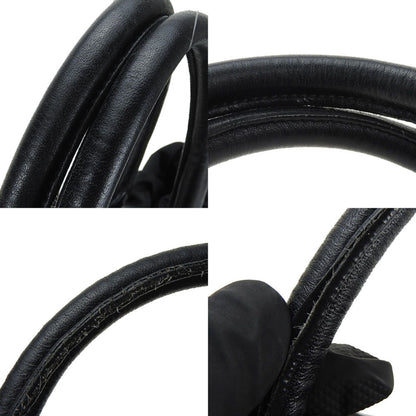 Prada Handbag Shoulder Nylon Leather Black