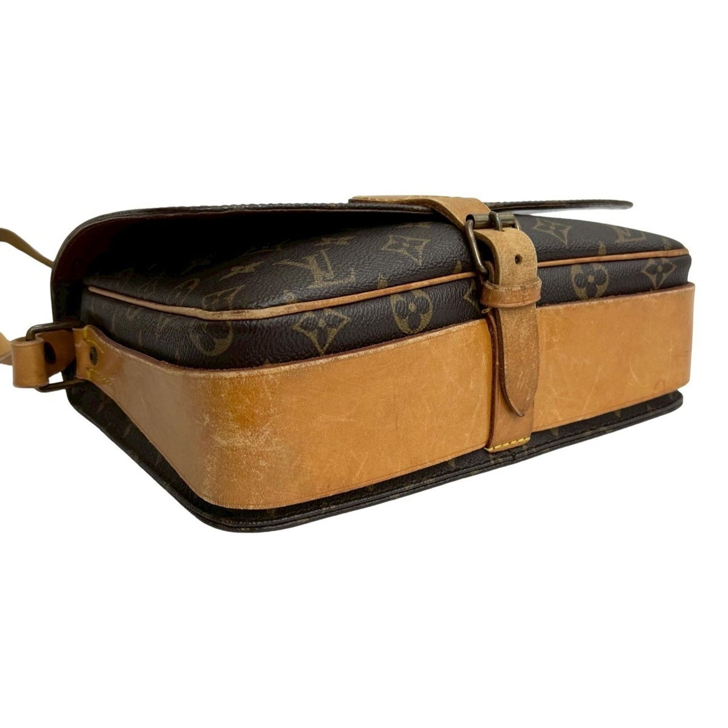 Louis Vuitton Culteciel Gm Monogram Leather Shoulder Bag