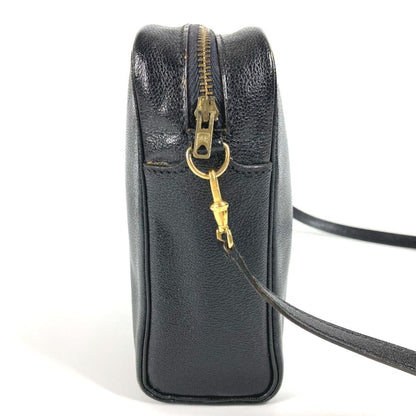 Hermes Jockey Horse Cheval Pochette Shoulder Bag In Black Leather