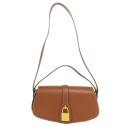 Celine Cadena Motif Shoulder Bag In Calf Leather