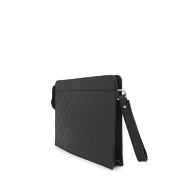 Louis Vuitton Clutch Bag Damier Infini Stand Pouch N60450 Louis Vuitton Black Second