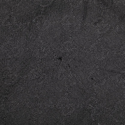 Gucci Gg Print Scarf In Black Wool