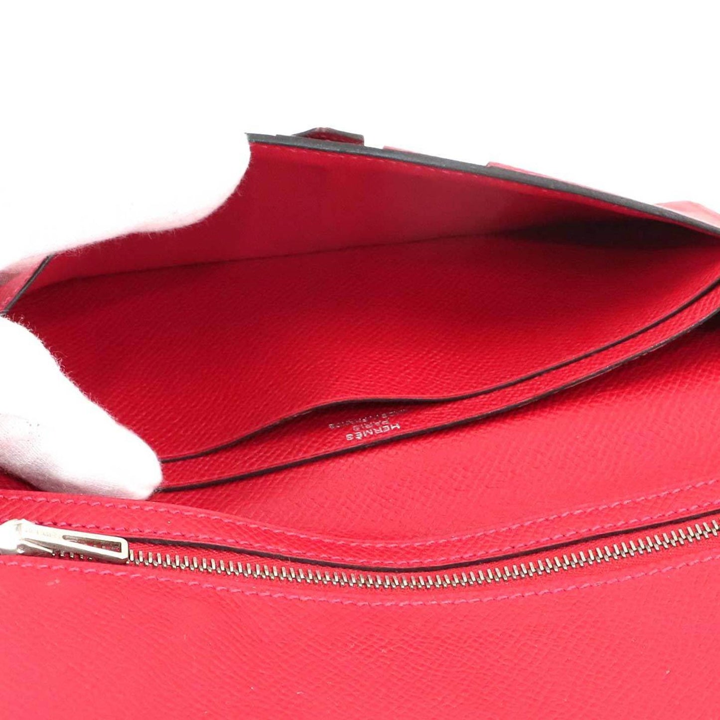 Leather Hermes Long Wallet (Bi-Fold) Epsom