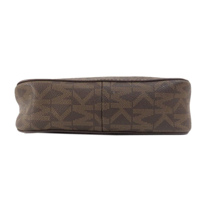 Michael Kors Mk Signature Shoulder Bag Leather/Coated Canvas