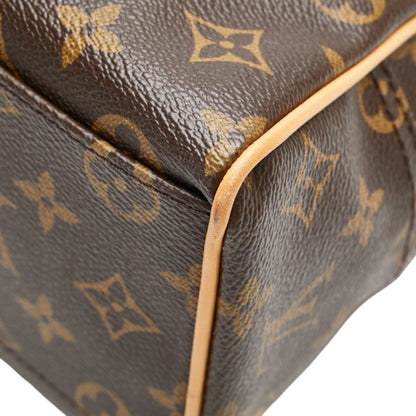 Louis Vuitton Monogram Manhattan Pm Handbag M40026 Brown Leather