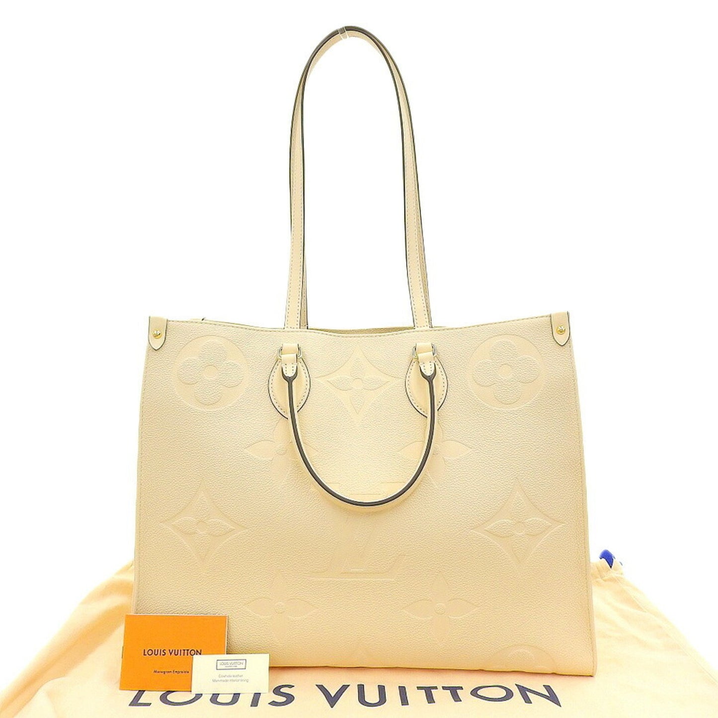 Louis Vuitton Louis Vuitton Monogram Implant Giant On The Go Gm 2Way Tote Bag M45081
