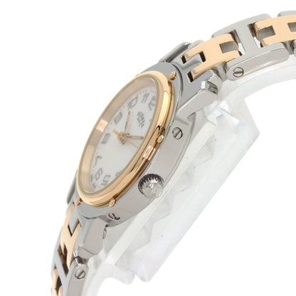 Herms Cl4.221 Clipper Nacle Stainless Steel Watch