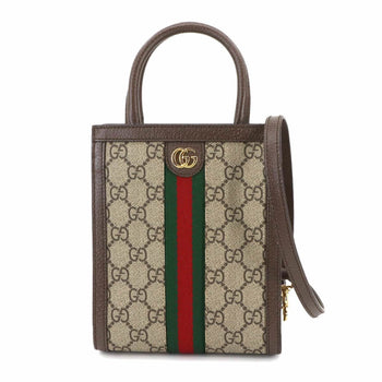 Gucci Ophidia 2-Way Hand/Shoulder Bag In Gg Supreme Canvas