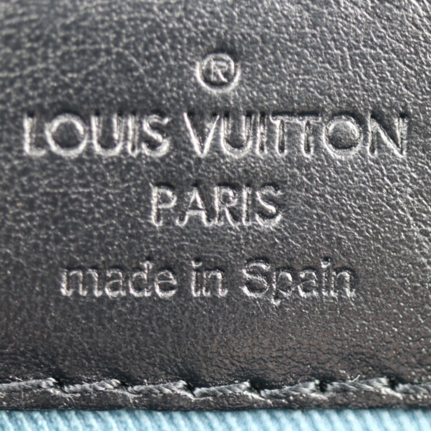 Louis Vuitton Louis Vuitton Alpha Messenger Shoulder Bag N40188 Damier Graphite Canvas Leather Black