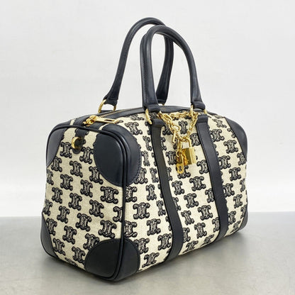 Celine Triomphe Canvas Handbag