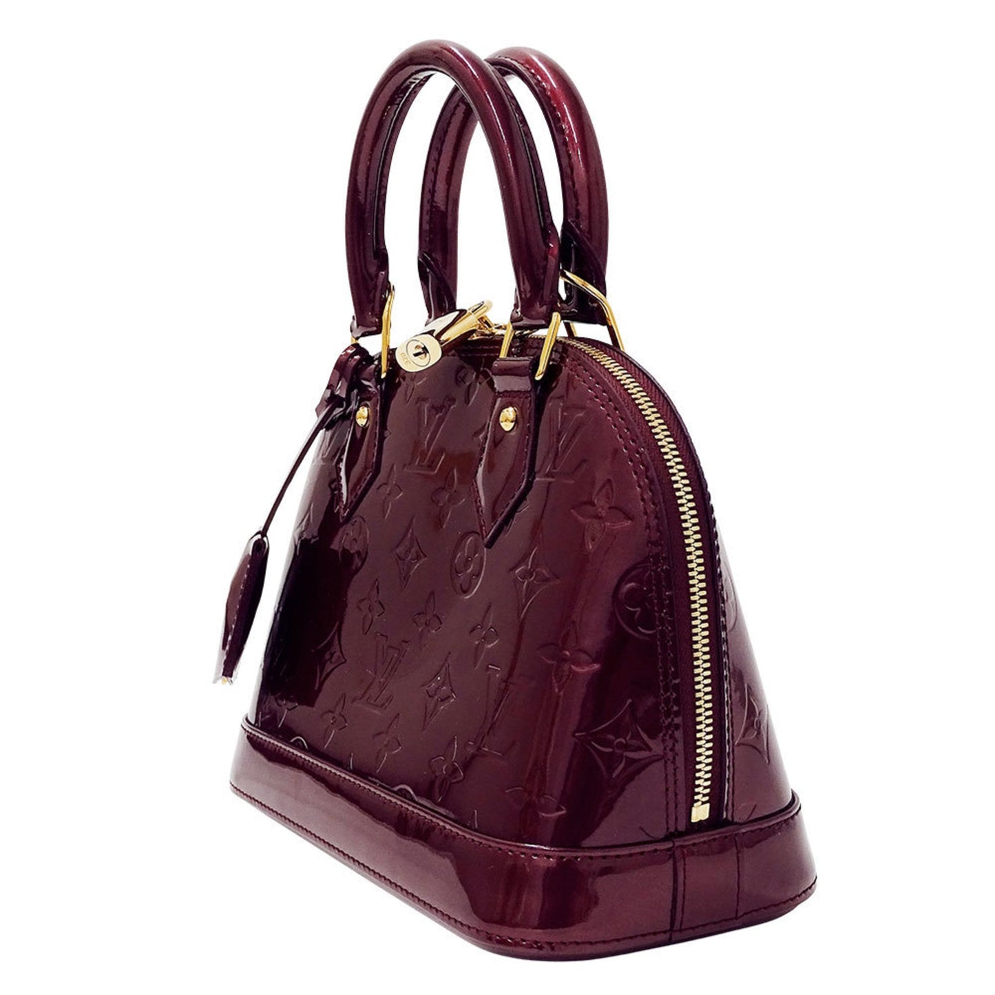 Louis Vuitton Women'S Monogram Vernis Alma Bb Rouge Fauvist Bag M91676