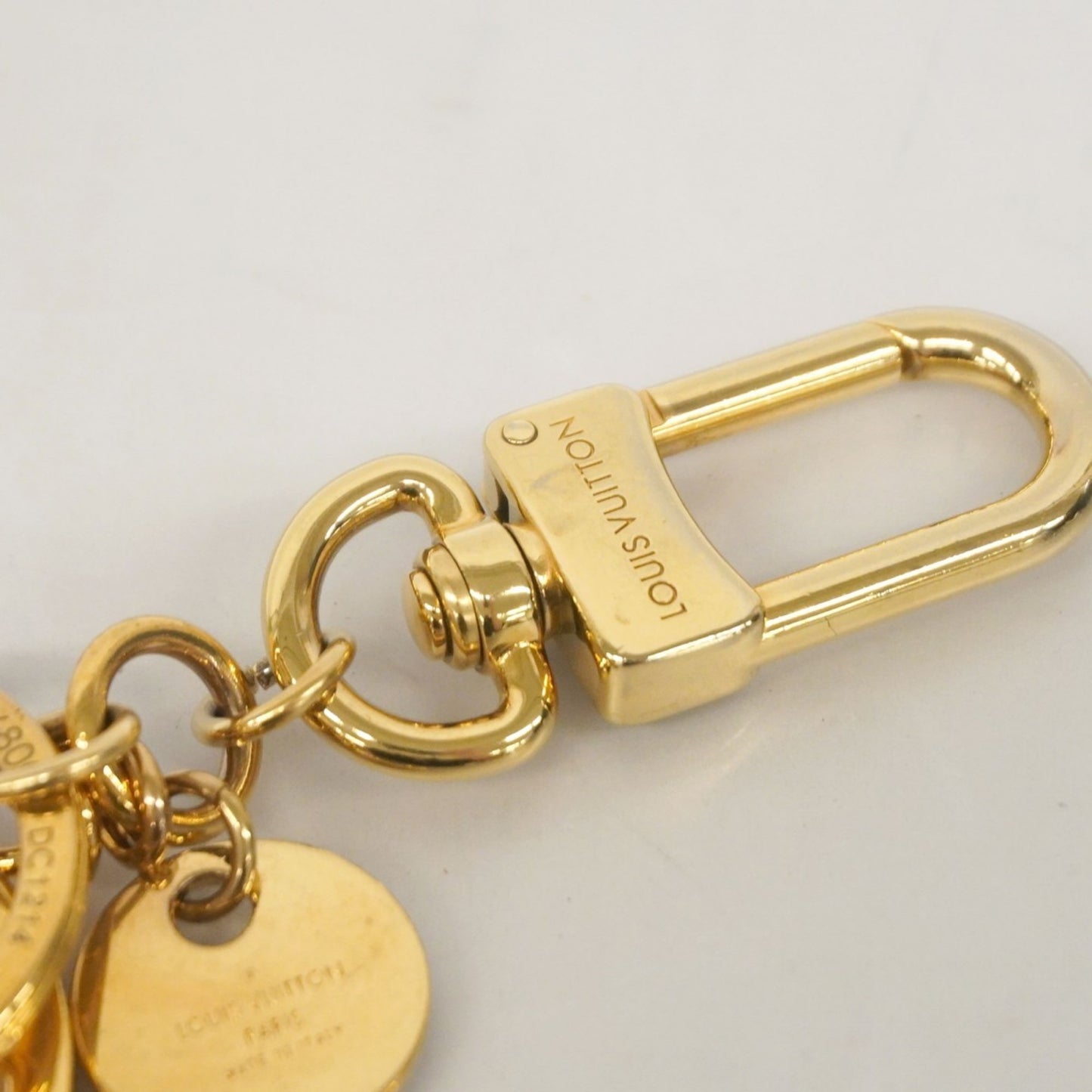 Louis Vuitton Porte-Cls Lv Circle Keychain M68000 Gold
