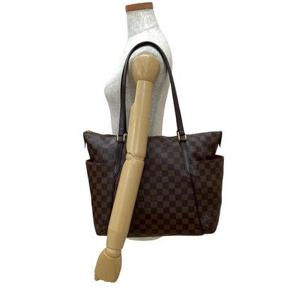 Louis Vuitton Totally Mm Damier Leather Tote Bag