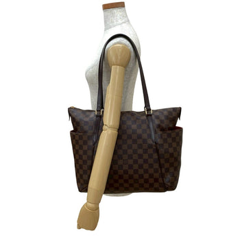 Louis Vuitton Totally Mm Damier Leather Tote Bag