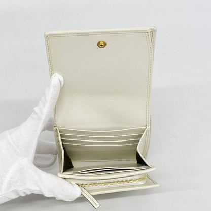 Gucci Horsebit Wallet 621891 Leather White