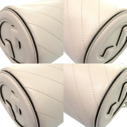 Unused Gucci Mini Blondie 760170 White Leather Shoulder Bag 1368Gucci