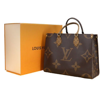 Louis Vuitton Giant Monogram Onthego Mm 2-Way Tote/Shoulder Bag M45321 Rfid