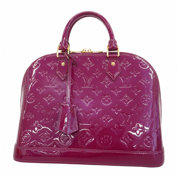 Louis Vuitton Vernis Alma Pm Handbag M50561 Magenta