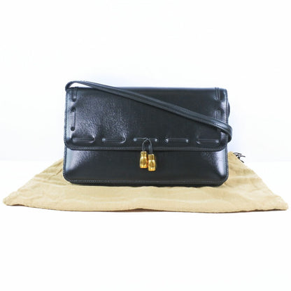 Hermes 2Way Clutch Tassel Calf Black ?O