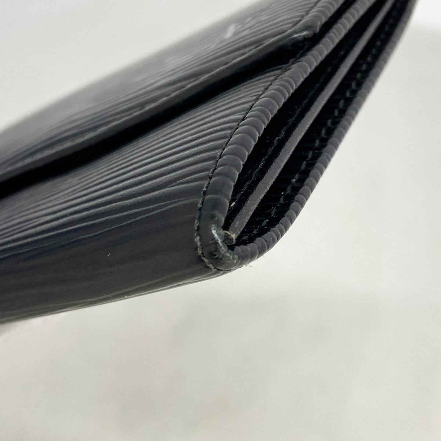 Louis Vuitton Epi Wallet/Coin Case Porte Carte Sample M63512 Noir