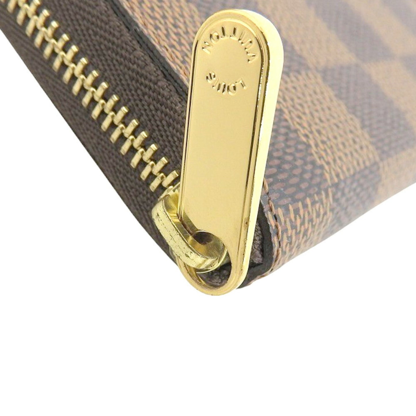 Louis Vuitton Damier Zippy Coin Purse N63070 Round