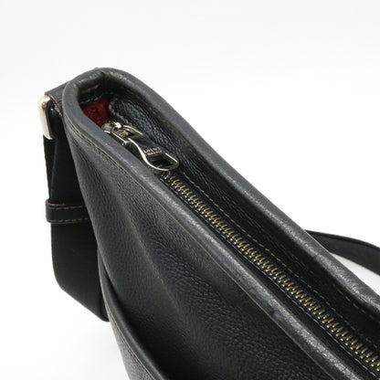 Loewe Anagram Shoulder Bag Leather Black 323.26.B30
