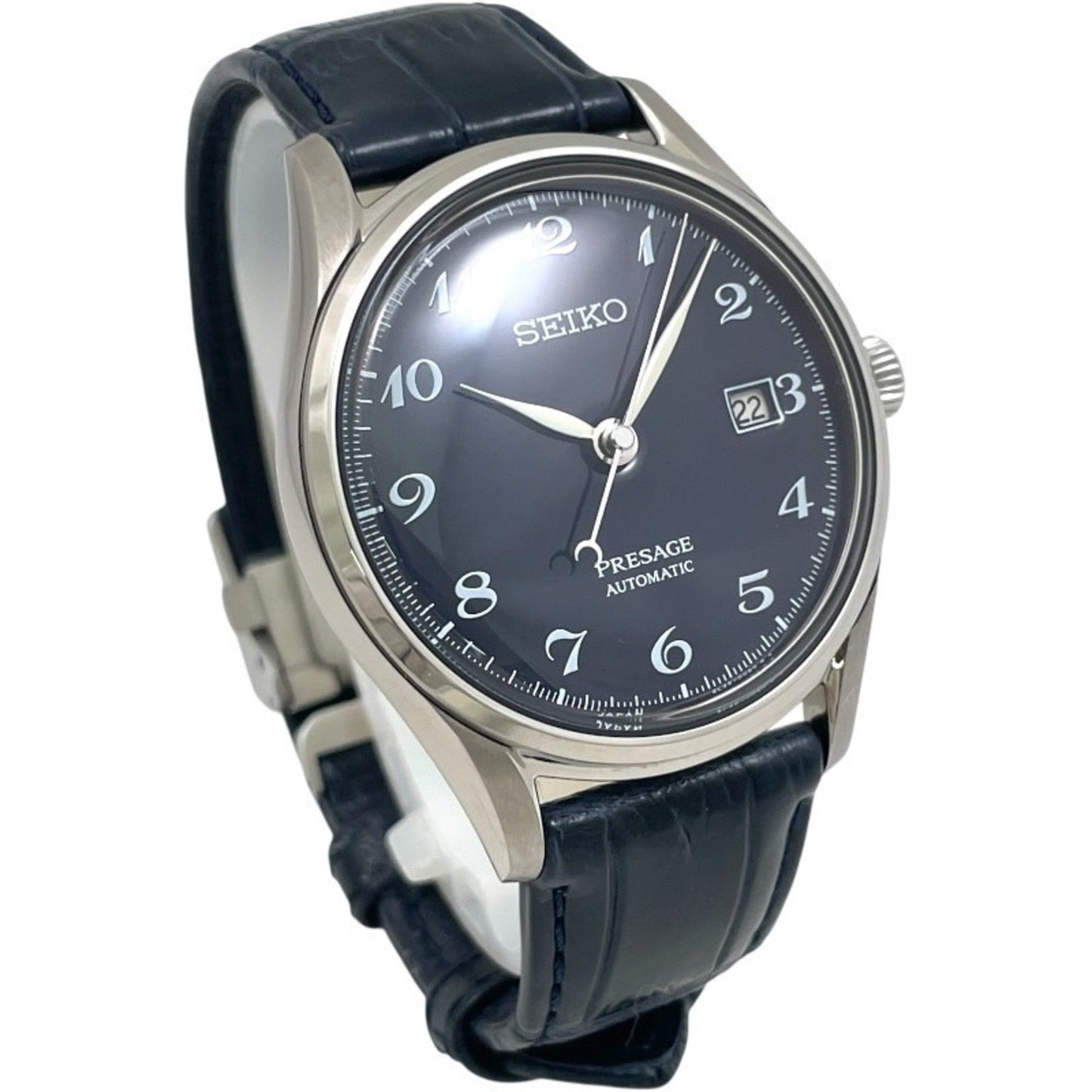 Seiko Presage Sara019 6L35-00B0 Men'S Automatic Stainless Steel Watch With Enamel Dial