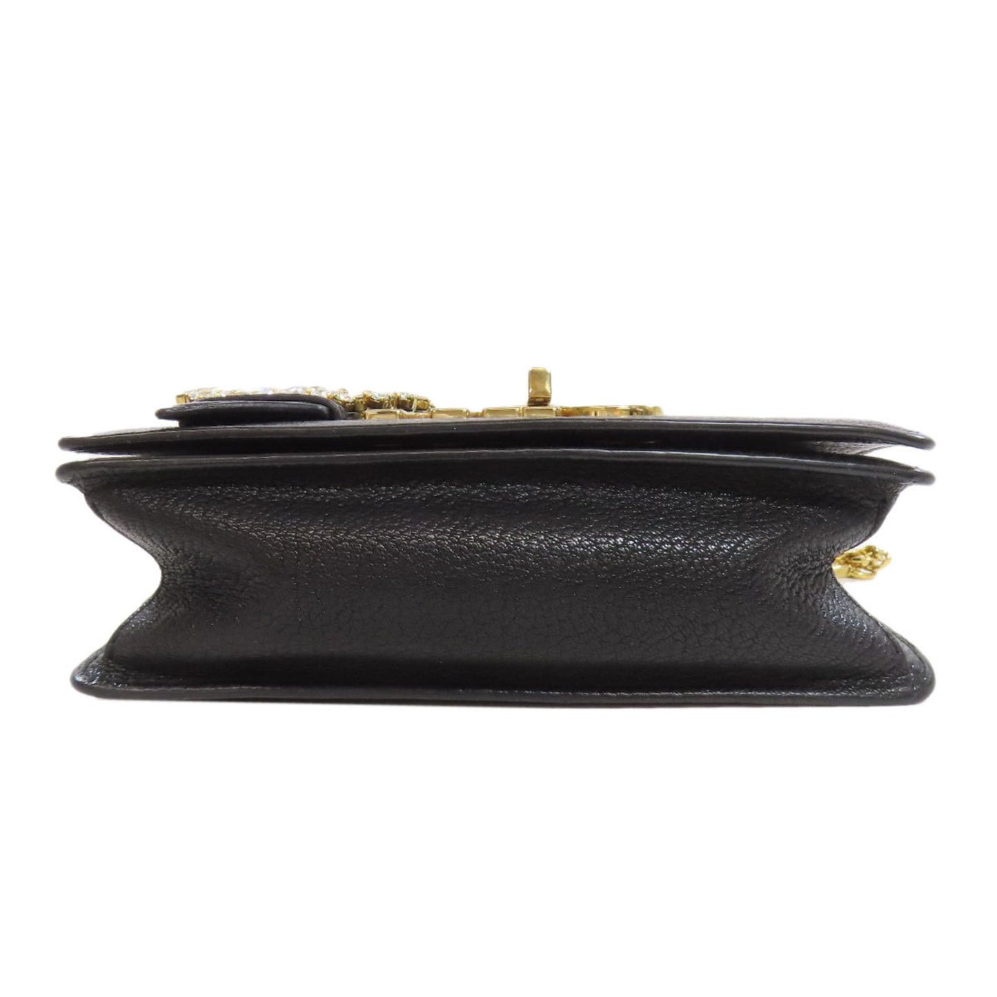 Miu Miu Miu Chain Shoulder Bag Calfskin