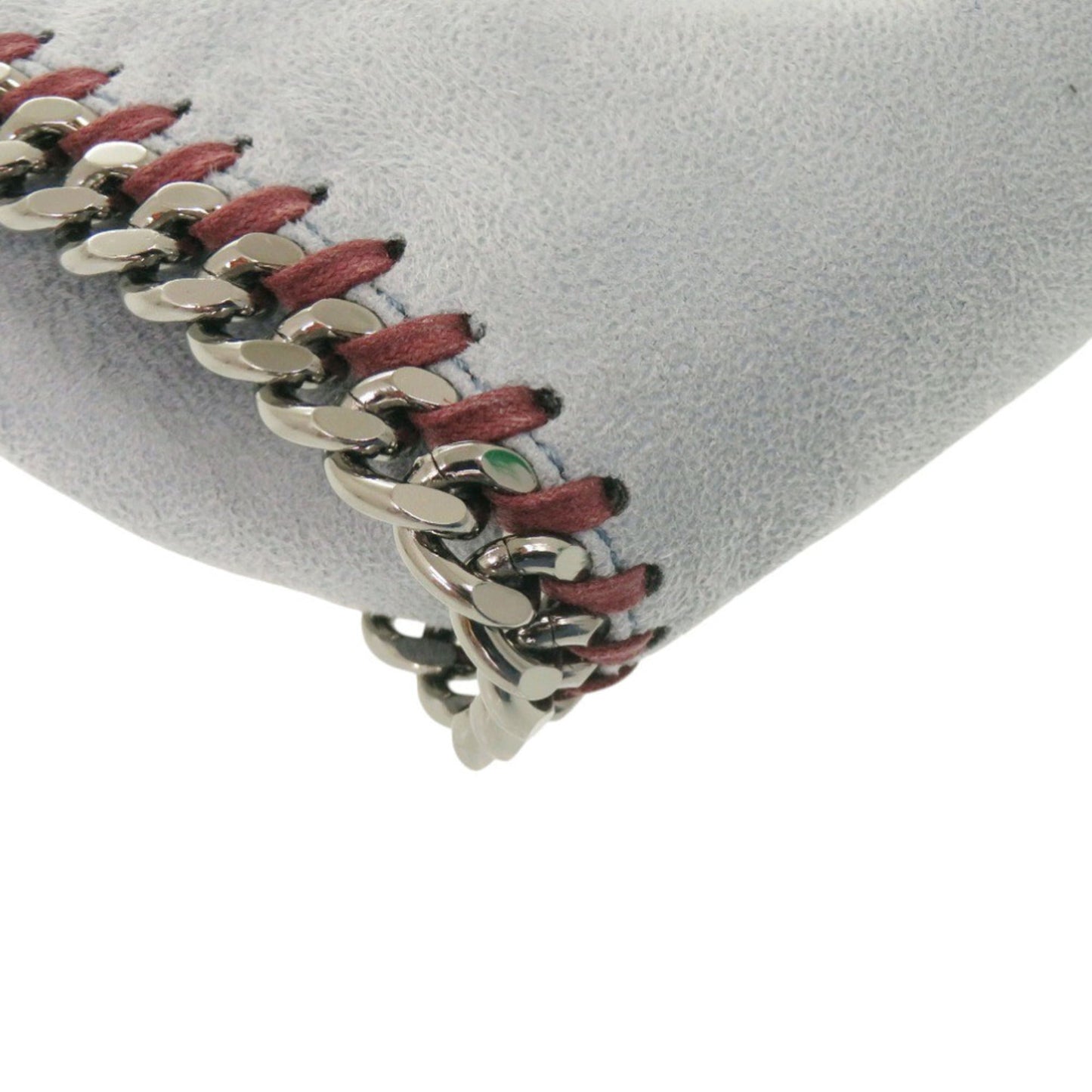 Stella Mccartney 2-Way Falabella Polyester Light Blue Chain Shoulder Bag 0241