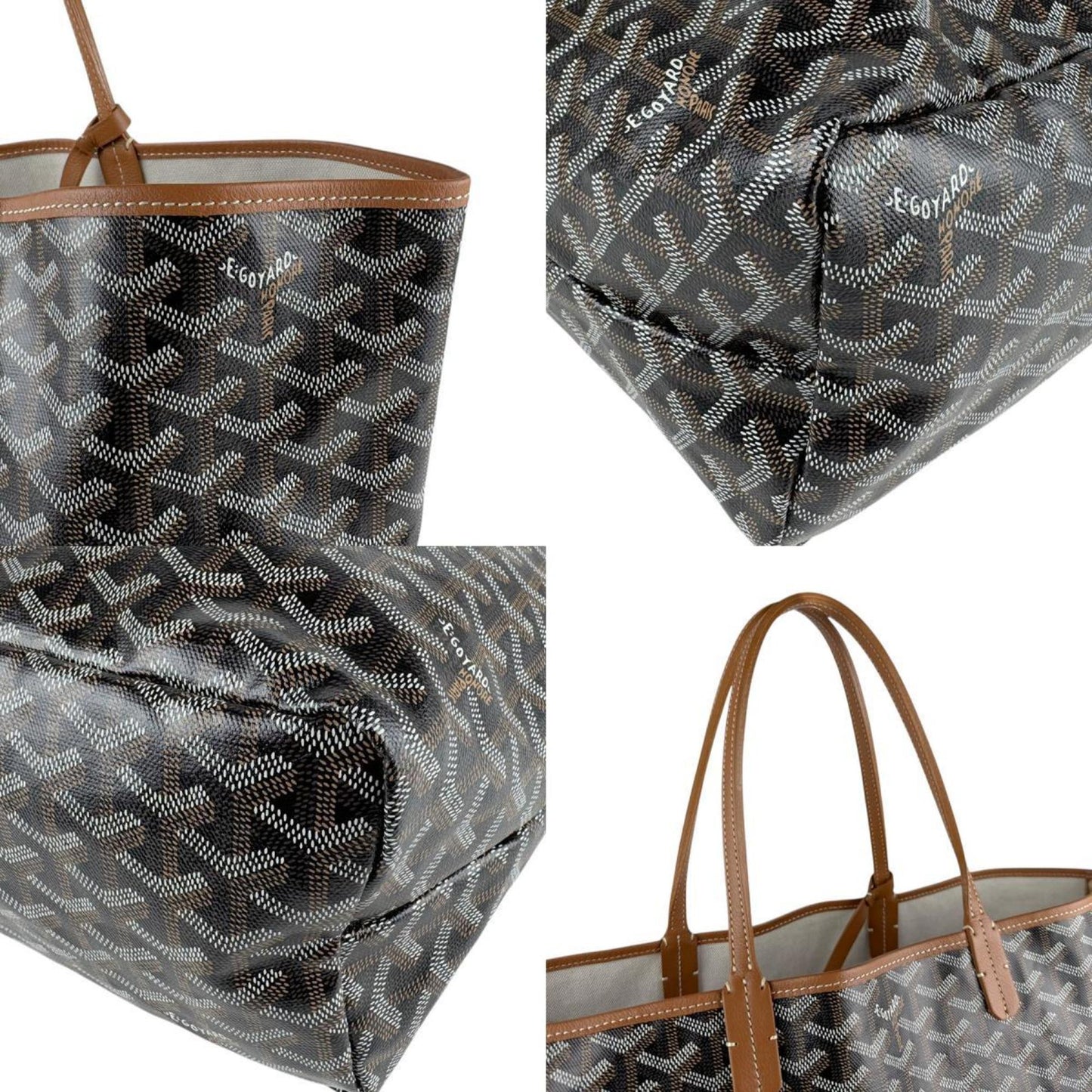 Goyard Saint Louis Pm Tote Bag In Brown