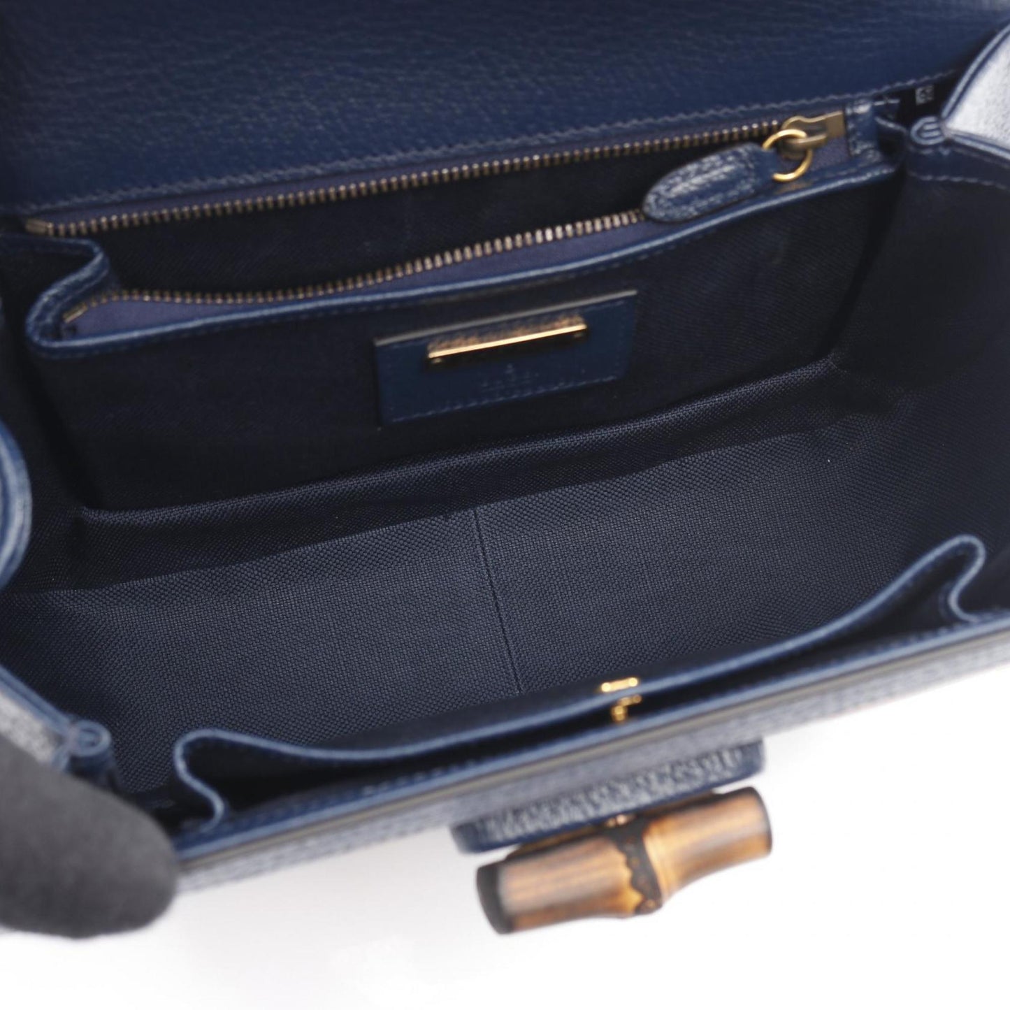 Gucci Bamboo 1947 Gg Logo Handbag