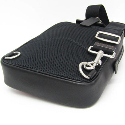 Coach Track Pack With Tartan Plaid Print Cc029 Men'S Leather