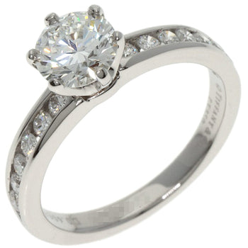 Tiffany & Co. Solitaire Channel Setting Diamond Ring In Platinum Pt950