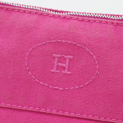 Hermes Bolide Pouch Mm Canvas Cotton Pink