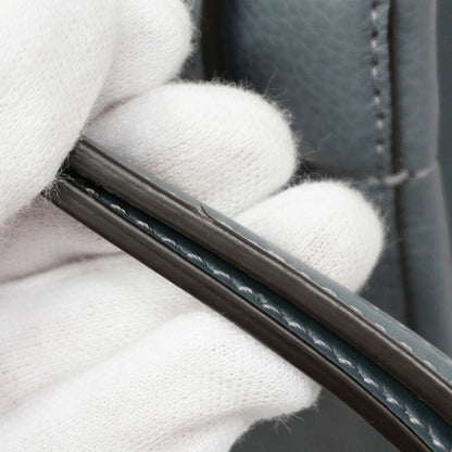 Fendi Origami Leather Shoulder Bag In Gray