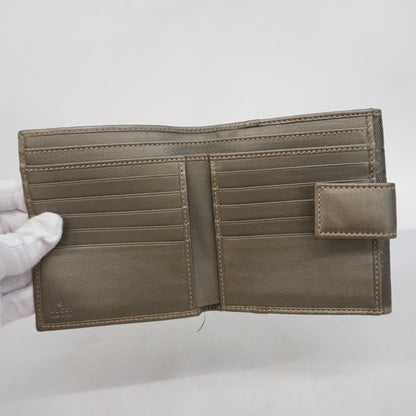 Gucci Gg Imprime Wallet 212105 Coated Canvas Khaki