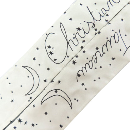 Christian Dior Mitzah Constellation Print Silk Scarf/Muffler