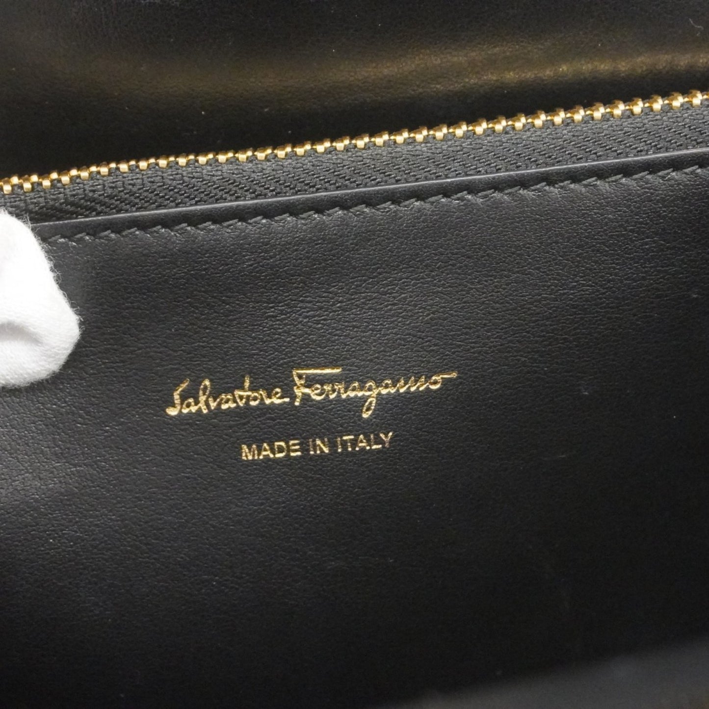 Salvatore Ferragamo Gancini Leather Handbag