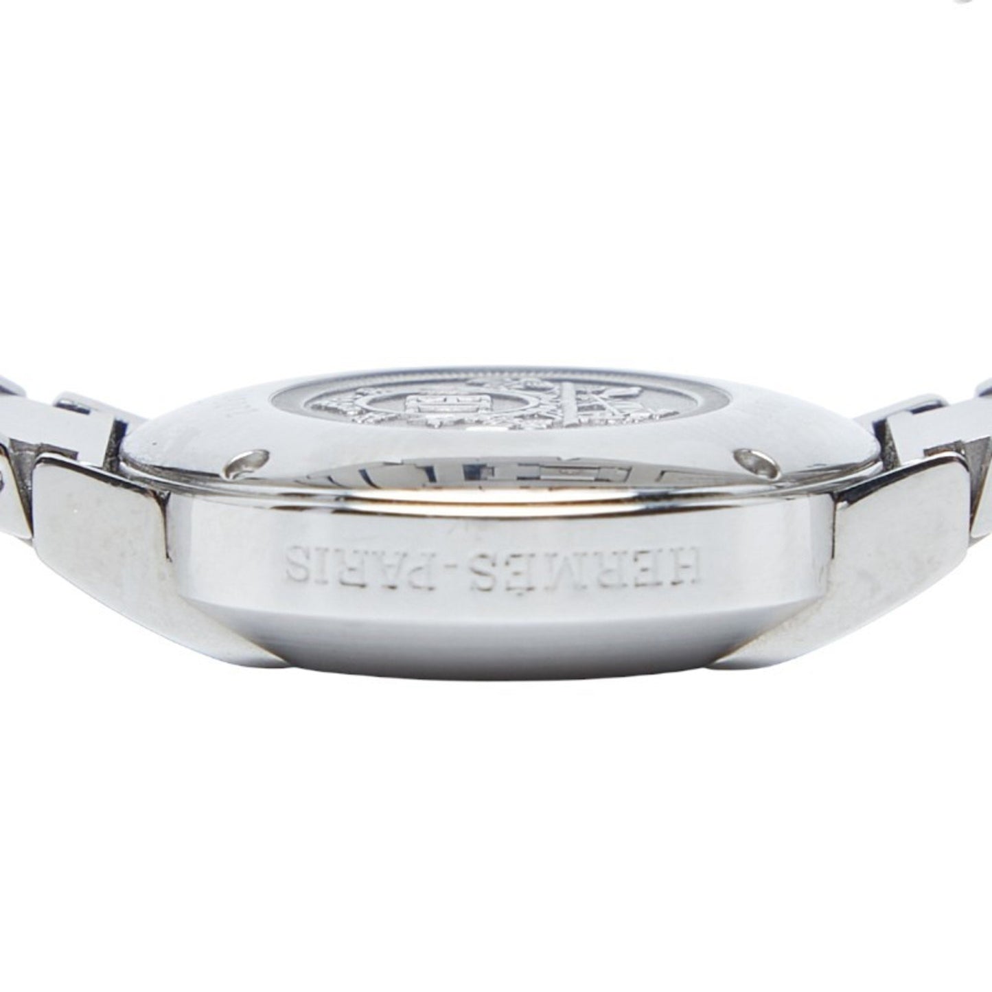 Herms Nomade Watch No. 1.210 Gray Dial Stainless Steel
