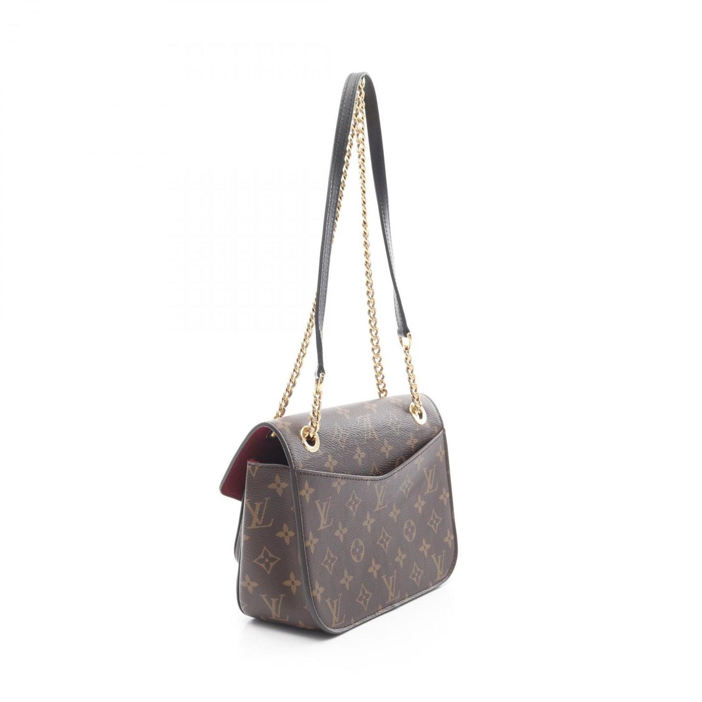 Louis Vuitton Passy Shoulder Bag Coated Canvas Leather Monogram
