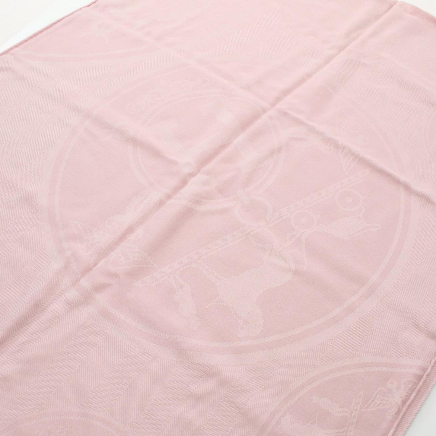 Hermes Hermes New Libris Scarf/Scarf Stole Silk Cashmere