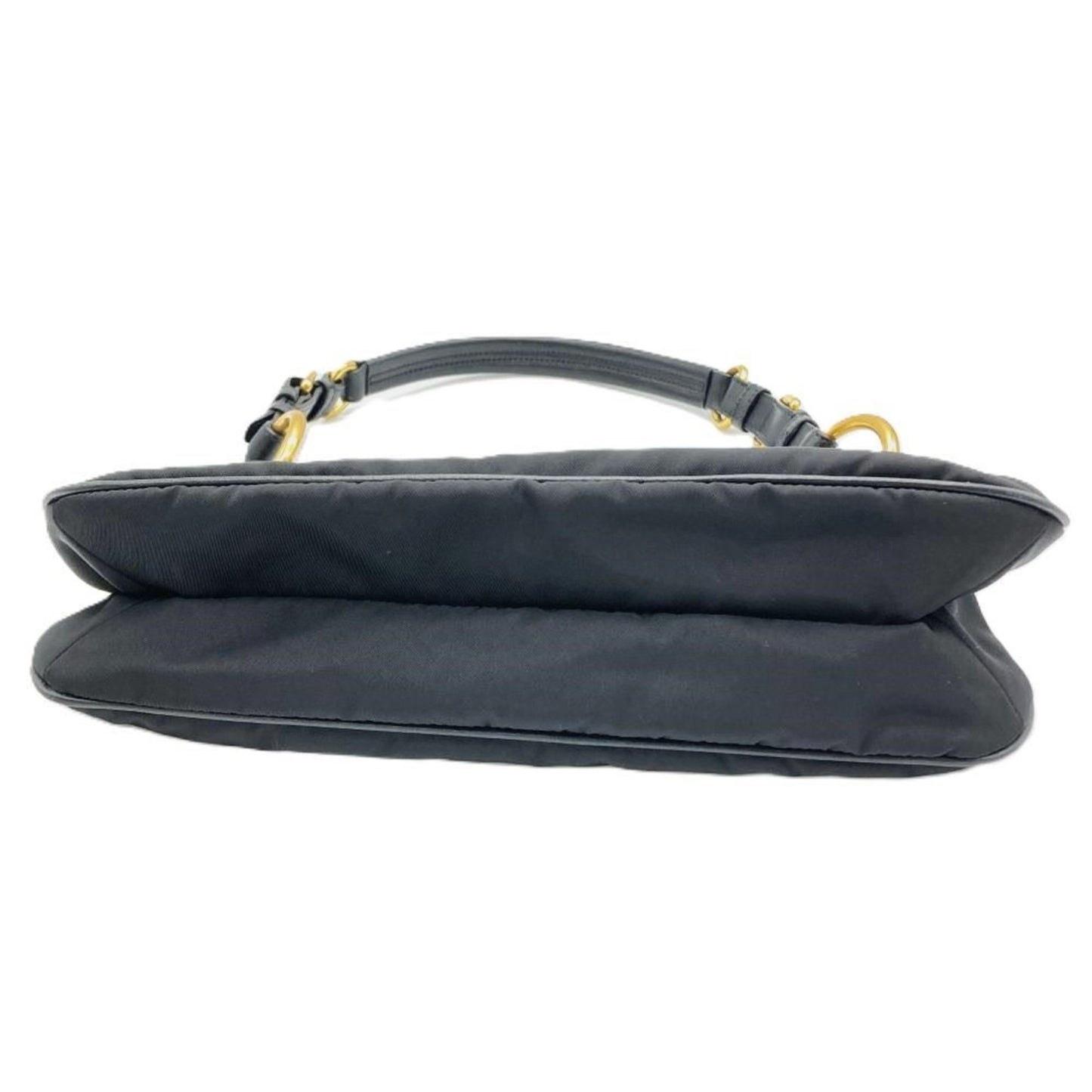 Prada Shoulder Bag Nylon Br4894 Black