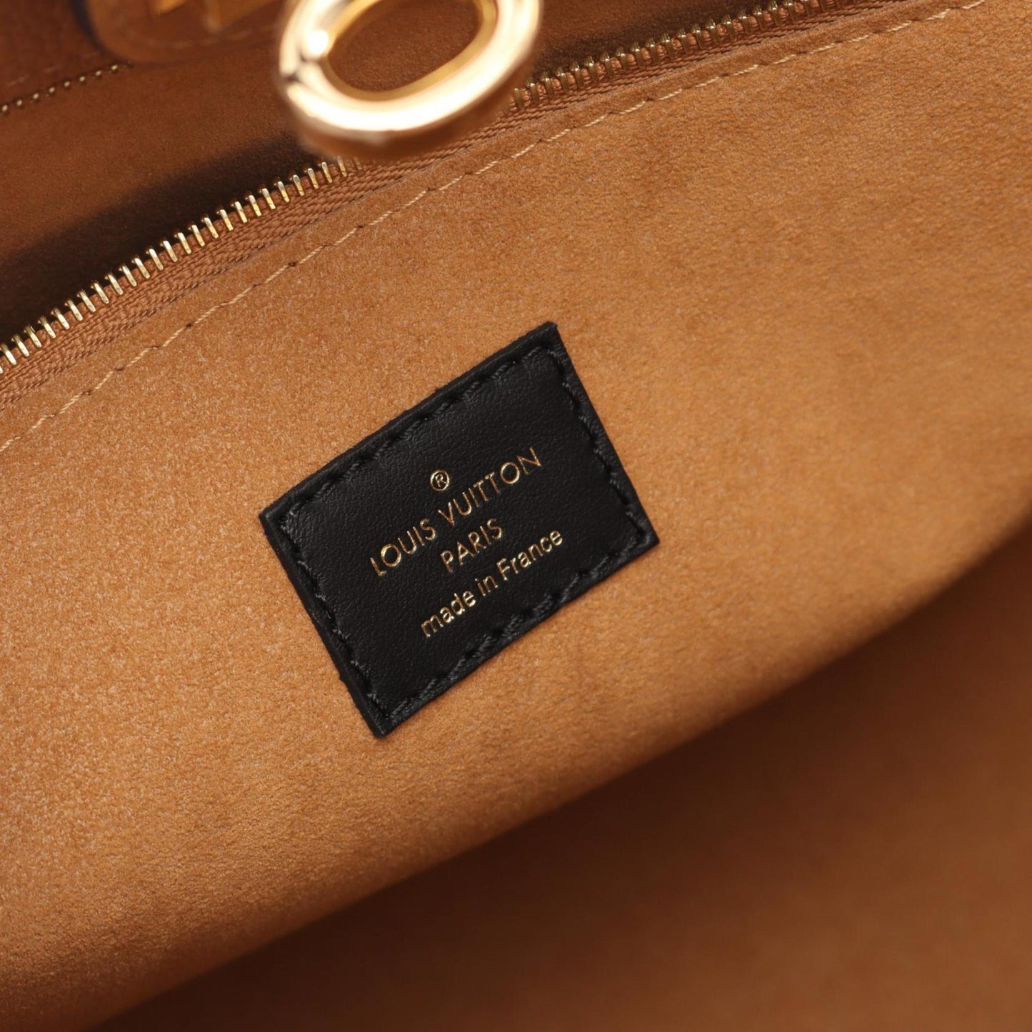 Louis Vuitton On My Side Mm Handbag Leather Coated Canvas Monogram