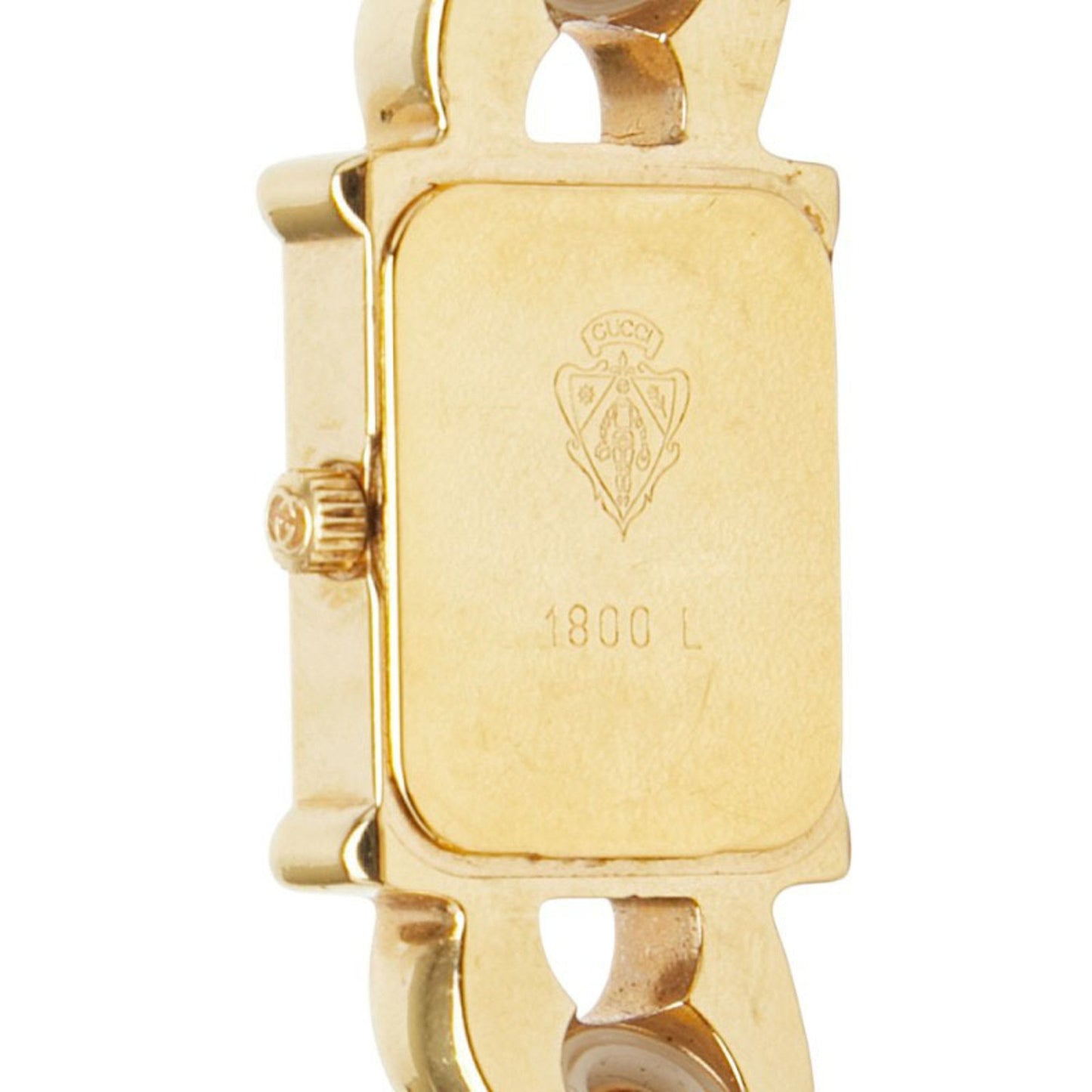 Gucci 1800L Quartz Watch With White Dial And Stainless Steel