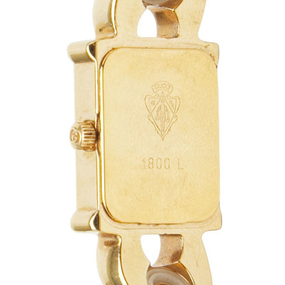 Gucci 1800L Quartz Watch With White Dial And Stainless Steel