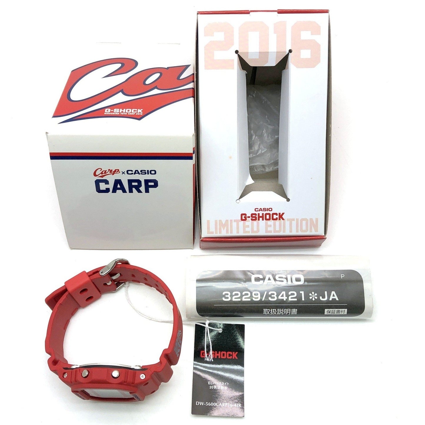 G-Shock Casio Watch Dw-5600Carp16-4 Hiroshima Toyo Carp 2016 Collaboration Model El Backlight Matte
