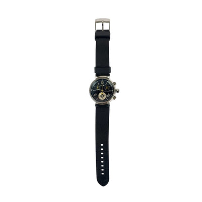 Louis Vuitton Tambour Lovely Cup Black/Silver Stainless Steel/Rubber/Glass Watch Q132G Quartz