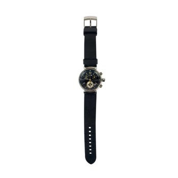 Louis Vuitton Tambour Lovely Cup Black/Silver Stainless Steel/Rubber/Glass Watch Q132G Quartz